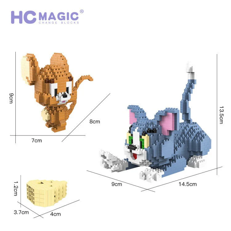 (Micro bricks) building blocks cartoon characters - Image 22