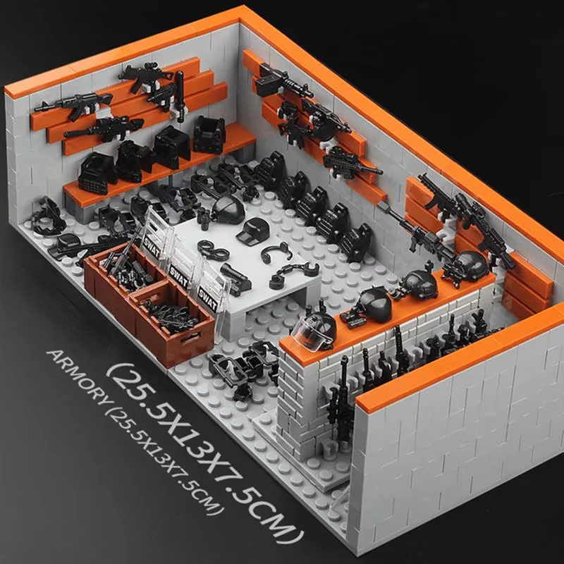Military Minifigures Special Police Quipment Arsenal Accessories - Image 8