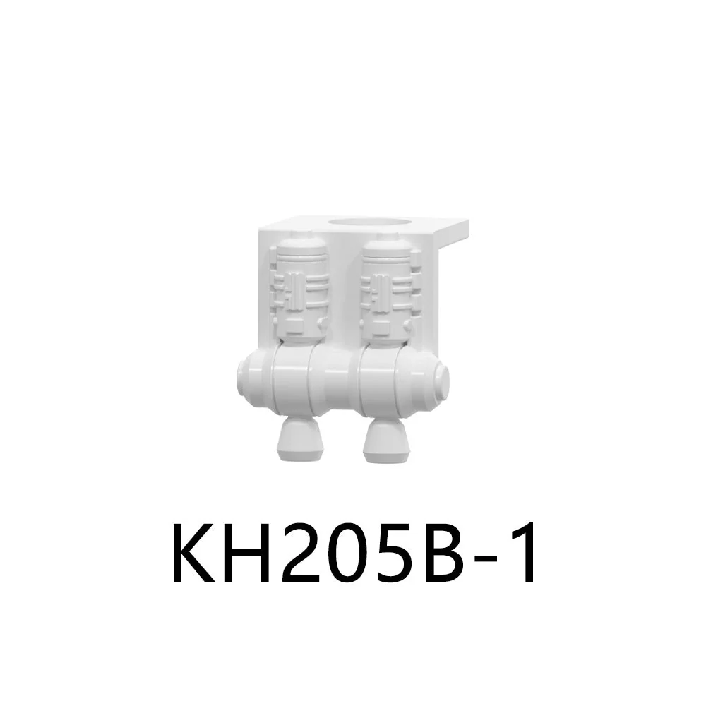 Minifigures Accessories KH140B-1 white backpack DIY - Image 23
