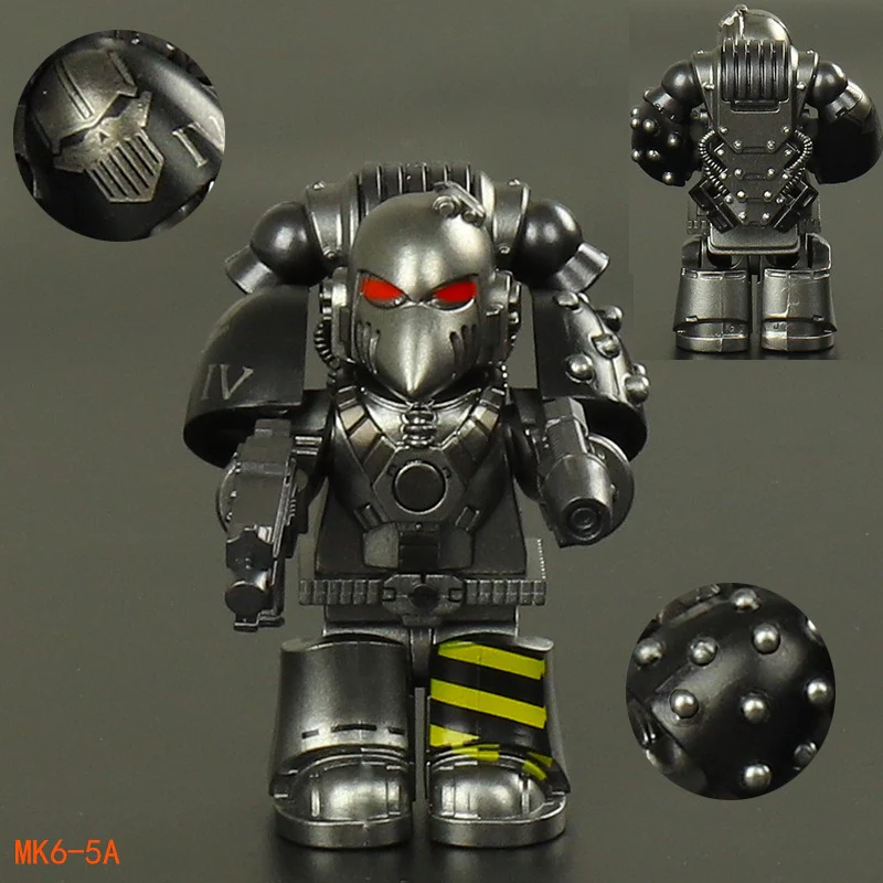 MK6 Warhammer 40k Series Space Marine Sons of Horus Night Lords Minifigures - Image 10