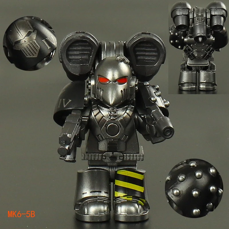 MK6 Warhammer 40k Series Space Marine Sons of Horus Night Lords Minifigures - Image 11