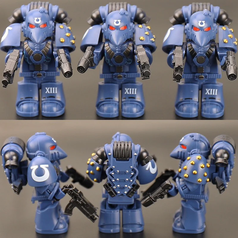 MK6 Warhammer 40k Series Space Marine Sons of Horus Night Lords Minifigures - Image 14
