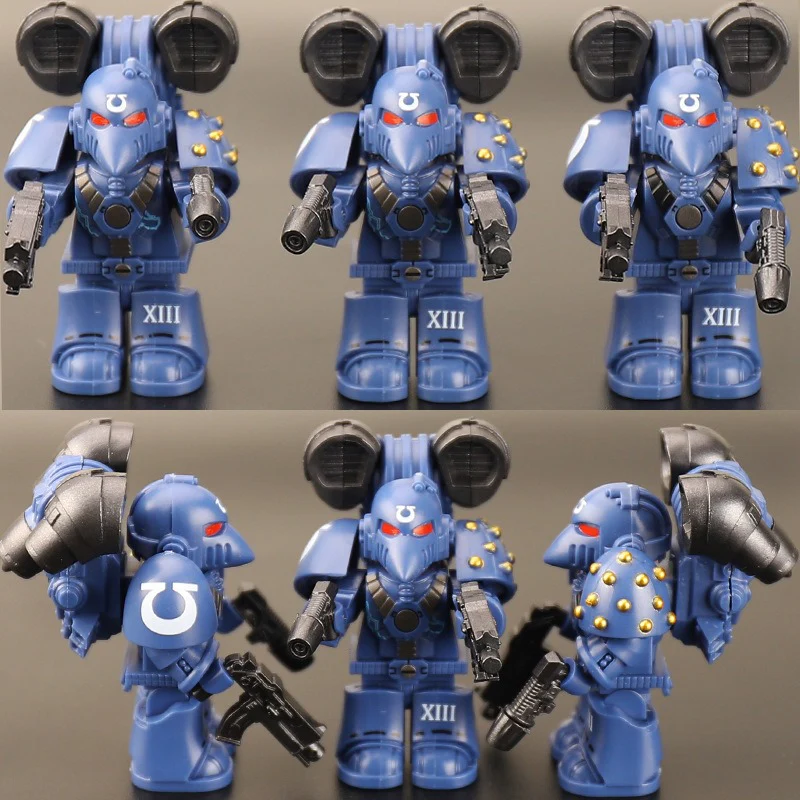 MK6 Warhammer 40k Series Space Marine Sons of Horus Night Lords Minifigures - Image 15