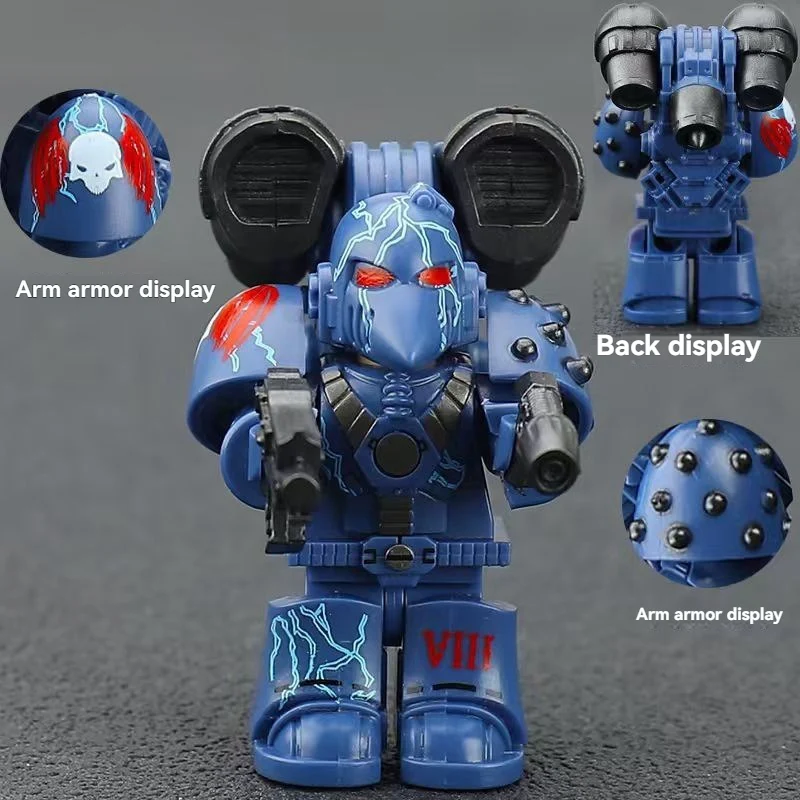 MK6 Warhammer 40k Series Space Marine Sons of Horus Night Lords Minifigures - Image 19