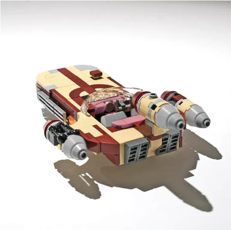 300pcs MOC-41385 Luke's X-34 SoroSuub Landspeeder - Image 5
