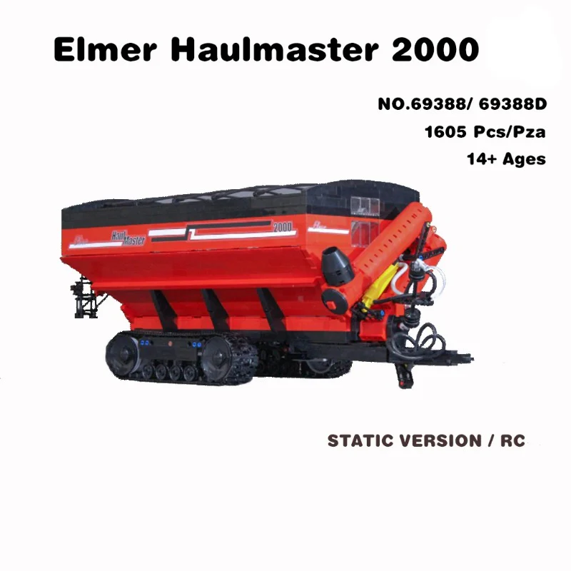 MOC-67575 CASE QuadTrac 620 & 69388 Elmer Haulmaster 2000 Trailer With PDF Drawings - Image 7