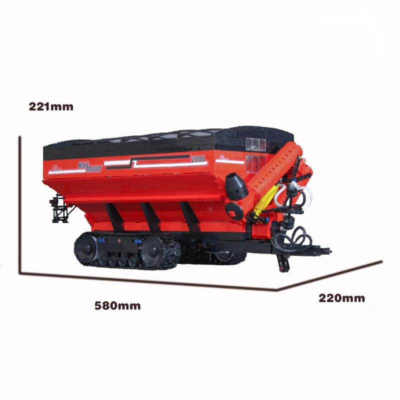 MOC-67575 CASE QuadTrac 620 & 69388 Elmer Haulmaster 2000 Trailer With PDF Drawings - Image 9