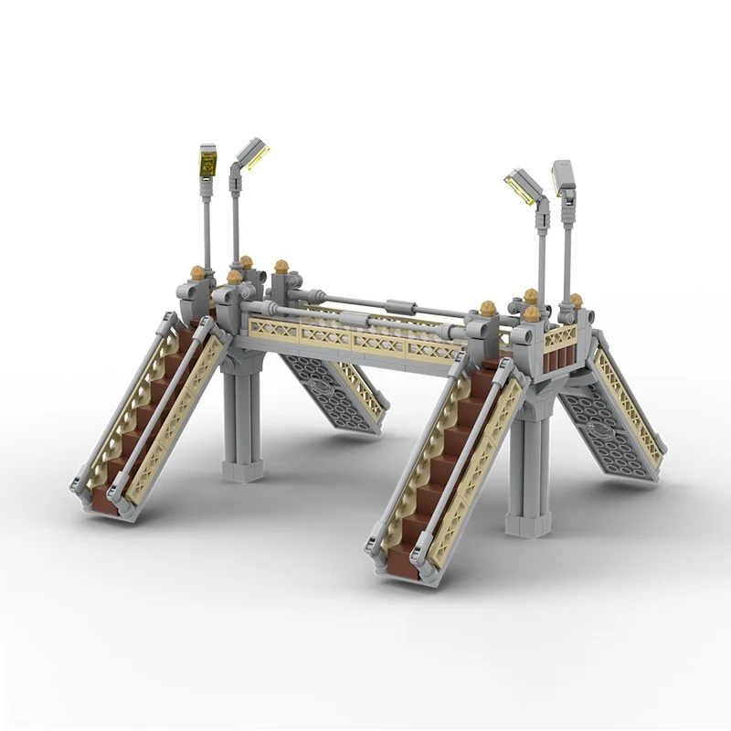MOC City Intersection Road Plates lane Traffic light Footbridge Building Blocks 60304 - Image 4
