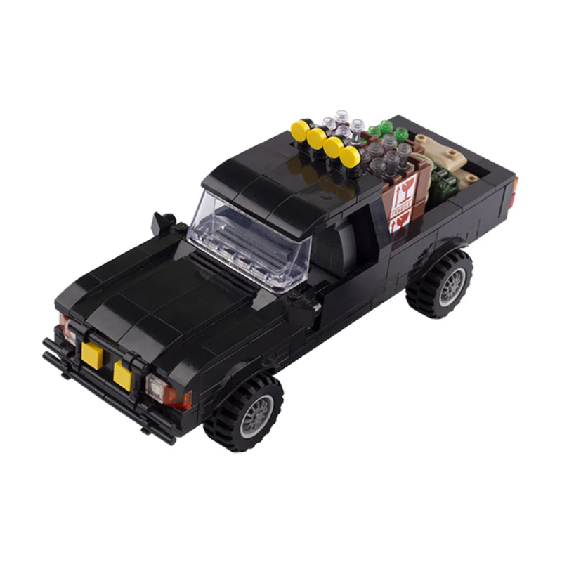 MOC City Life Minifigures Police Car Engineering Vehicle Tricycle Snowplow Truck - Image 10