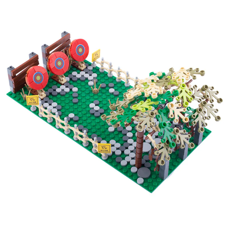 MOC City Police Street Scene Prison Cage Shooting Range Military Scene - Image 5