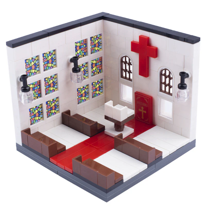MOC City Scene Bathroom Architecture Doctor Wedding - Image 3