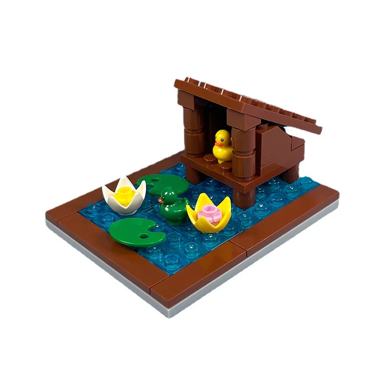 MOC duck shed duck pool duck lotus pond - Image 3