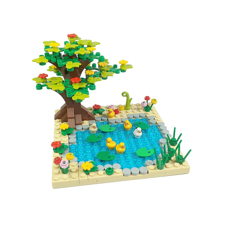 MOC duck shed duck pool duck lotus pond - Image 5