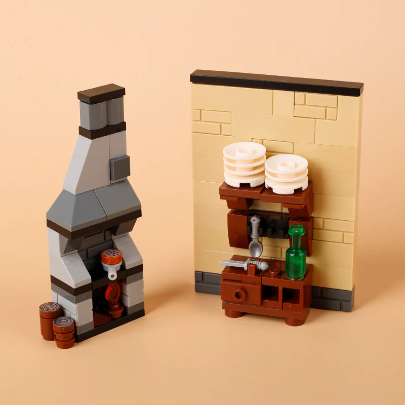 MOC furniture bedroom dining room kitchen oven - Image 6