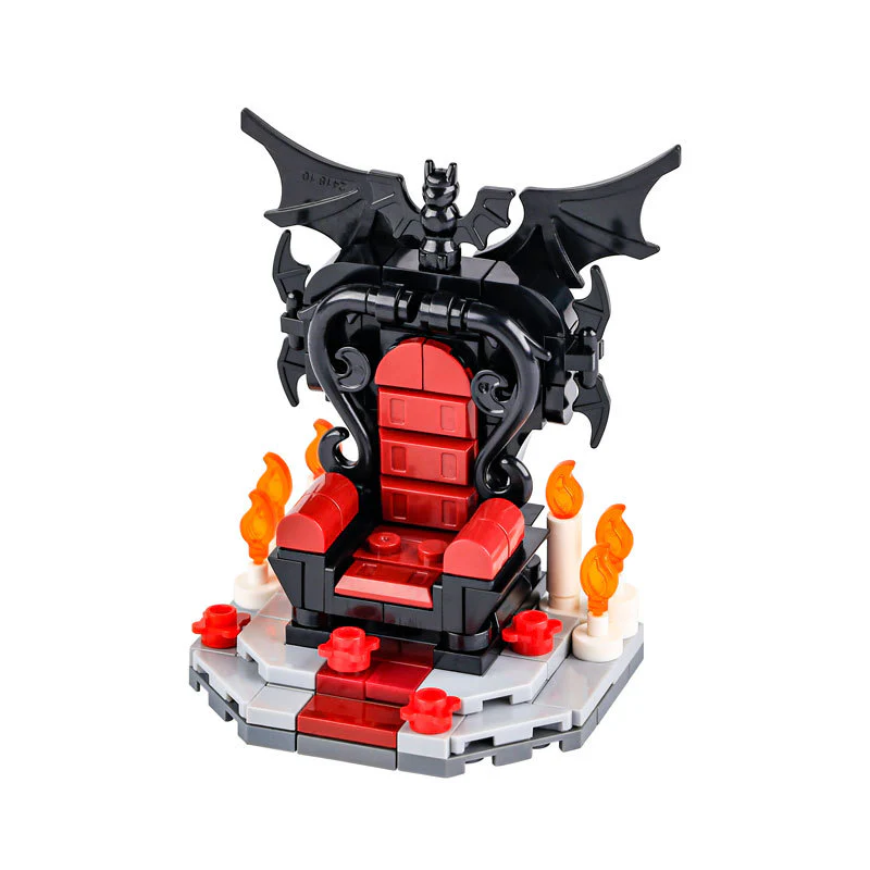 MOC Halloween Medieval Vampire Throne - Image 3