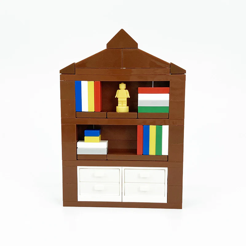 MOC Indoor Desk Bookshelf Set - Image 3