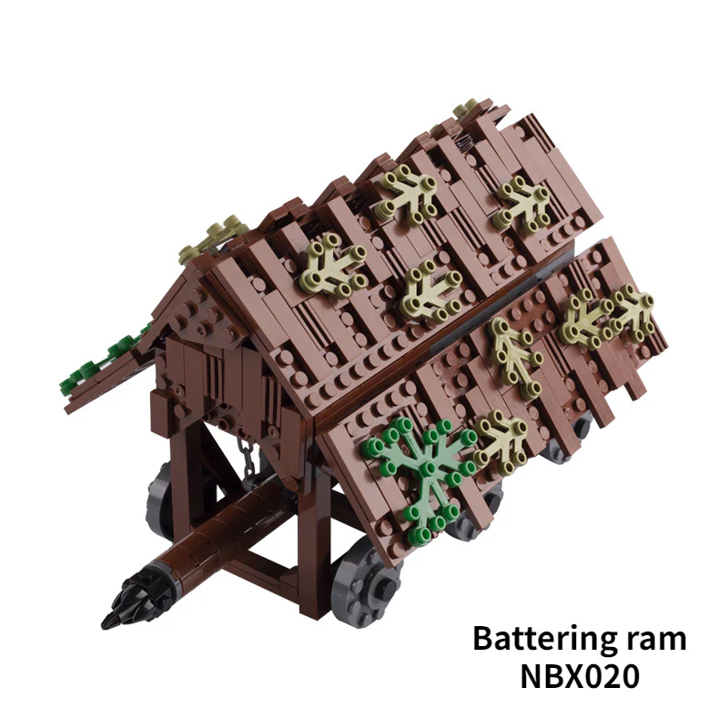 MOC medieval ancient Rome military siege hammer arrow tower sentry post mini accessories - Image 8