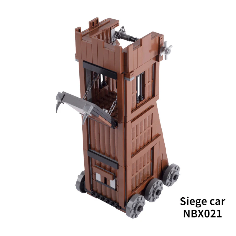 MOC medieval ancient Rome military siege hammer arrow tower sentry post mini accessories - Image 9