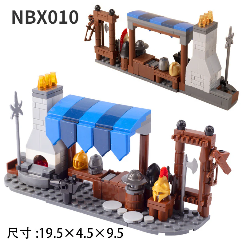 MOC Medieval castle military scene roman soldier minifigure siege weapon - Image 14