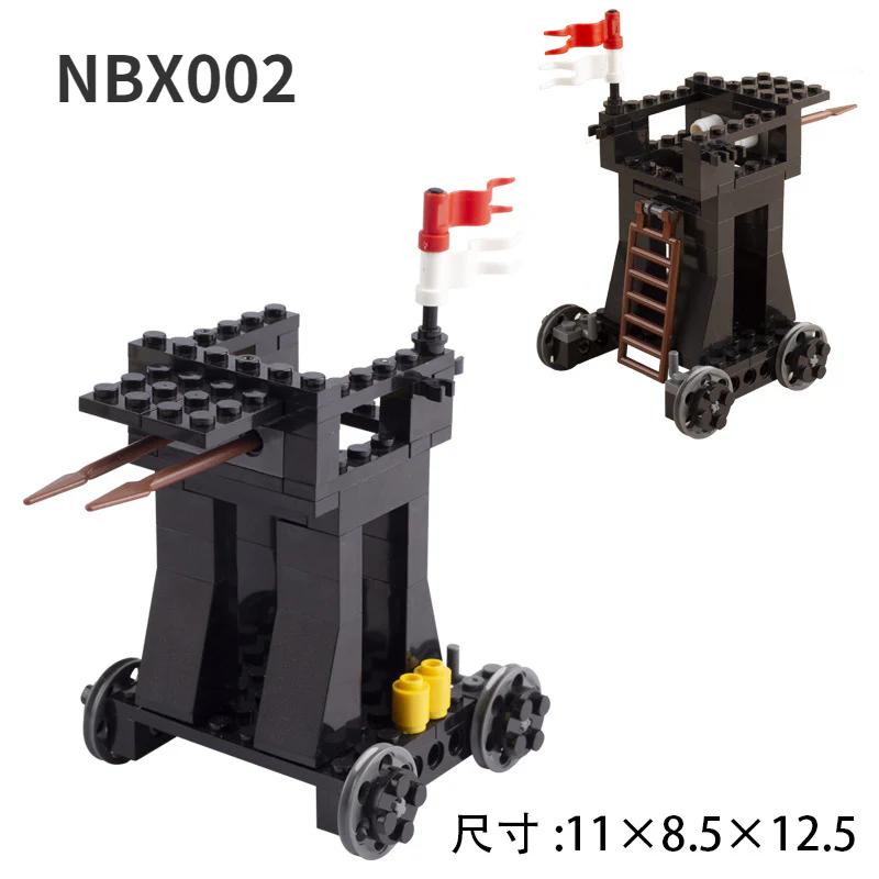 MOC Medieval castle military scene roman soldier minifigure siege weapon - Image 6