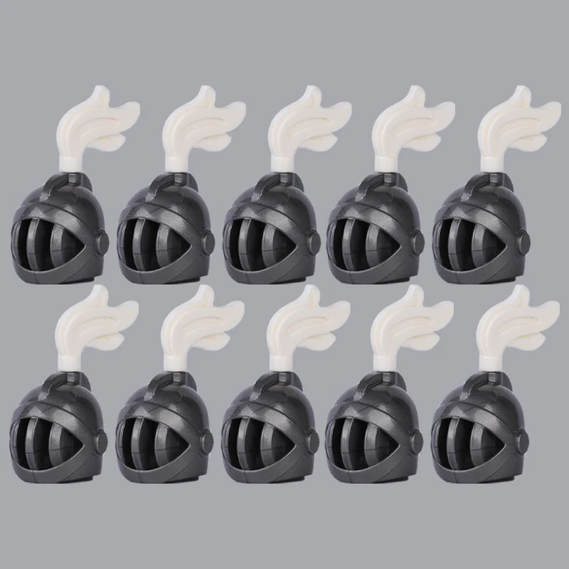 MOC medieval military castle knight soldier helmet weapon shield - Image 11