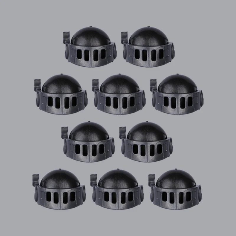 MOC medieval military castle knight soldier helmet weapon shield - Image 13