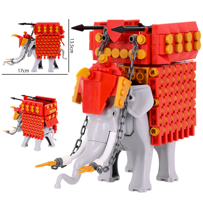 MOC Middle Ages Ancient Rome Series Chariots Chariots War Elephants Building Block Toys minifigures - Image 2