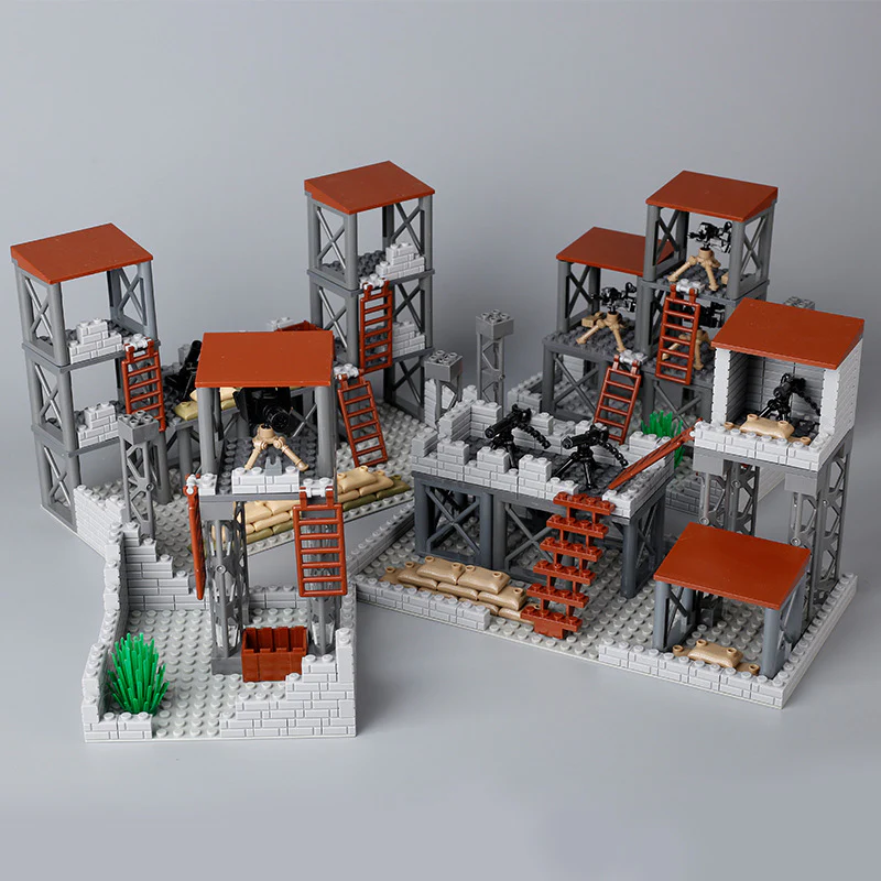 MOC military base building, guard post, watchtower, on duty. - Image 2