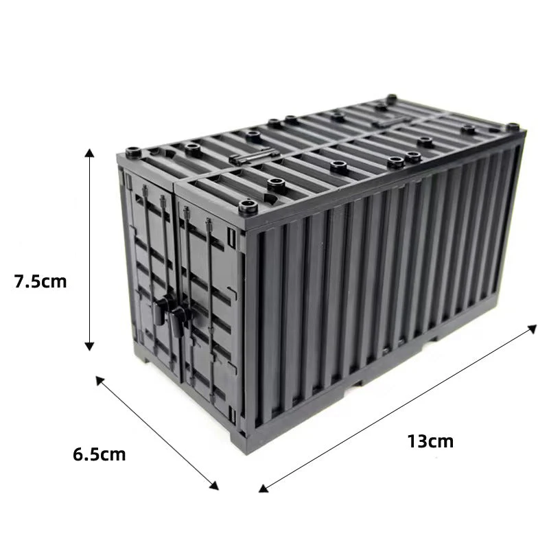 MOC Military Container Building Blocks Box Toys  WW2 War Base - Image 6