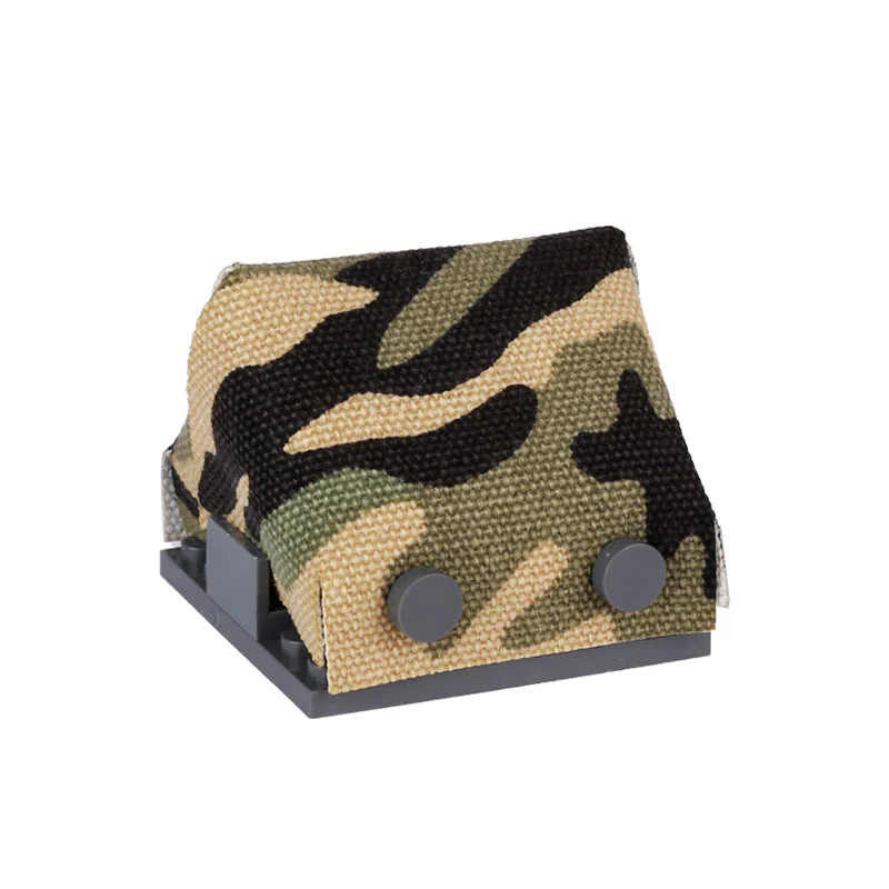 MOC military soldiers camouflage spots big tent Minifigure Weapon Accessories - Image 36