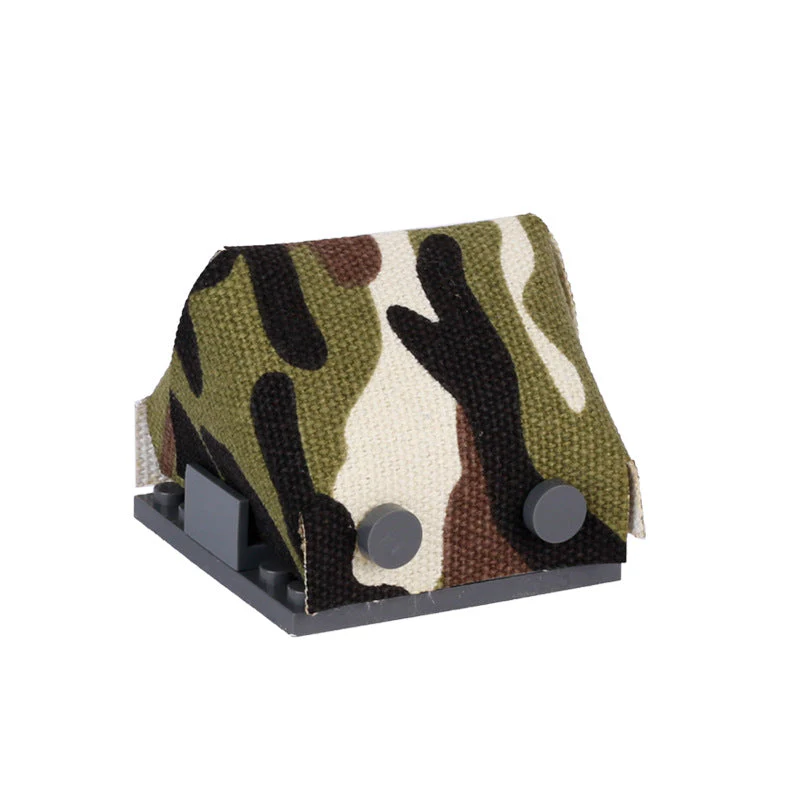 MOC military soldiers camouflage spots big tent Minifigure Weapon Accessories - Image 37