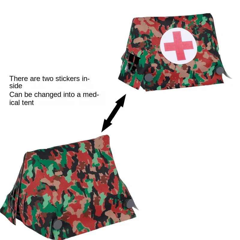 MOC military soldiers camouflage spots big tent Minifigure Weapon Accessories - Image 5
