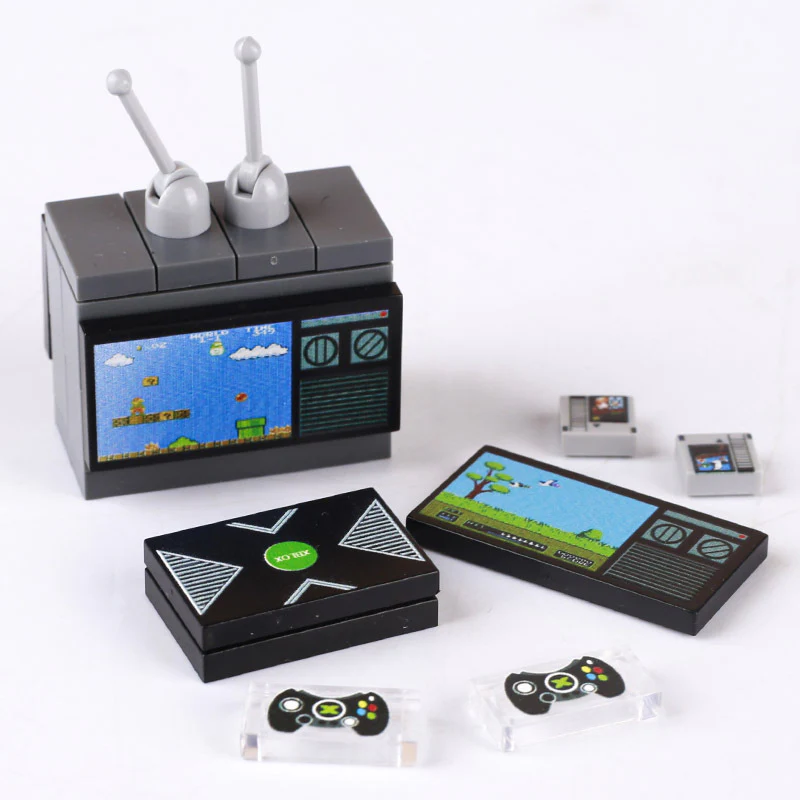 MOC Mini TV Game Console Minifigure Accessories - Image 7