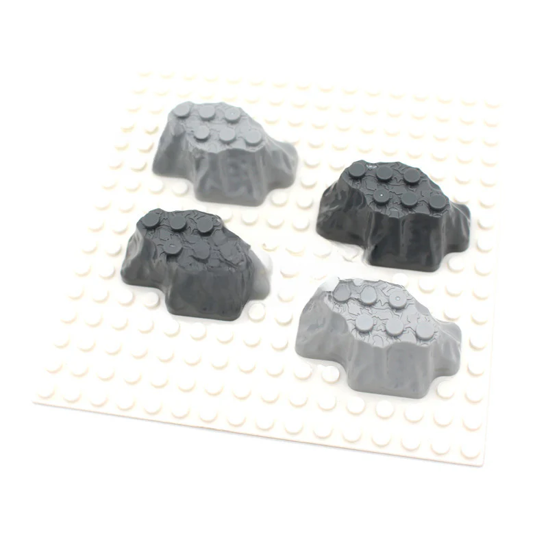 MOC Rock Rockery Stone 6 Holes 5pcs - Image 2