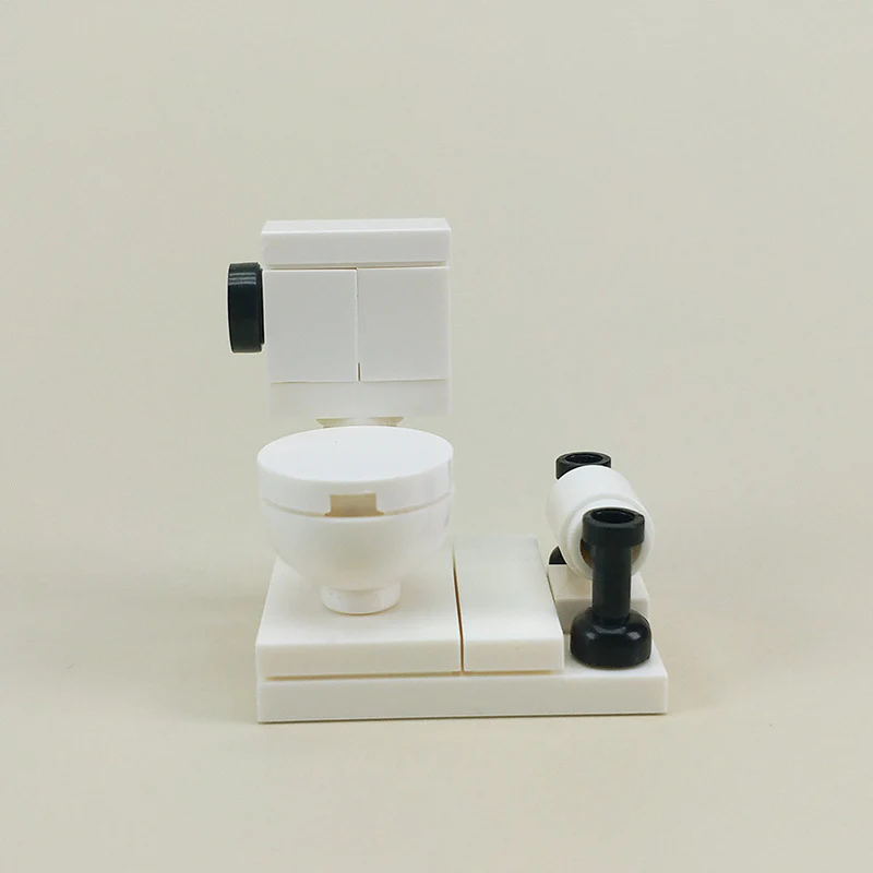 MOC Toilet + Bathtub + Sink + Washing Machine - Image 3
