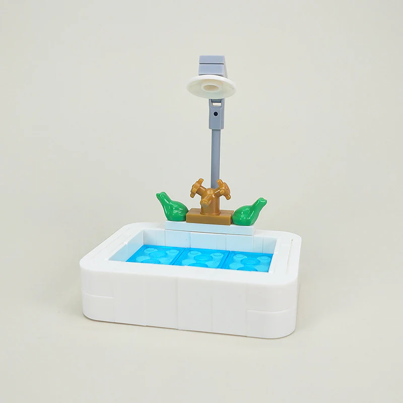 MOC Toilet + Bathtub + Sink + Washing Machine - Image 4