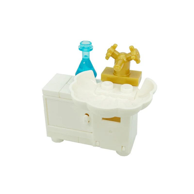MOC Toilet + Bathtub + Sink + Washing Machine - Image 5
