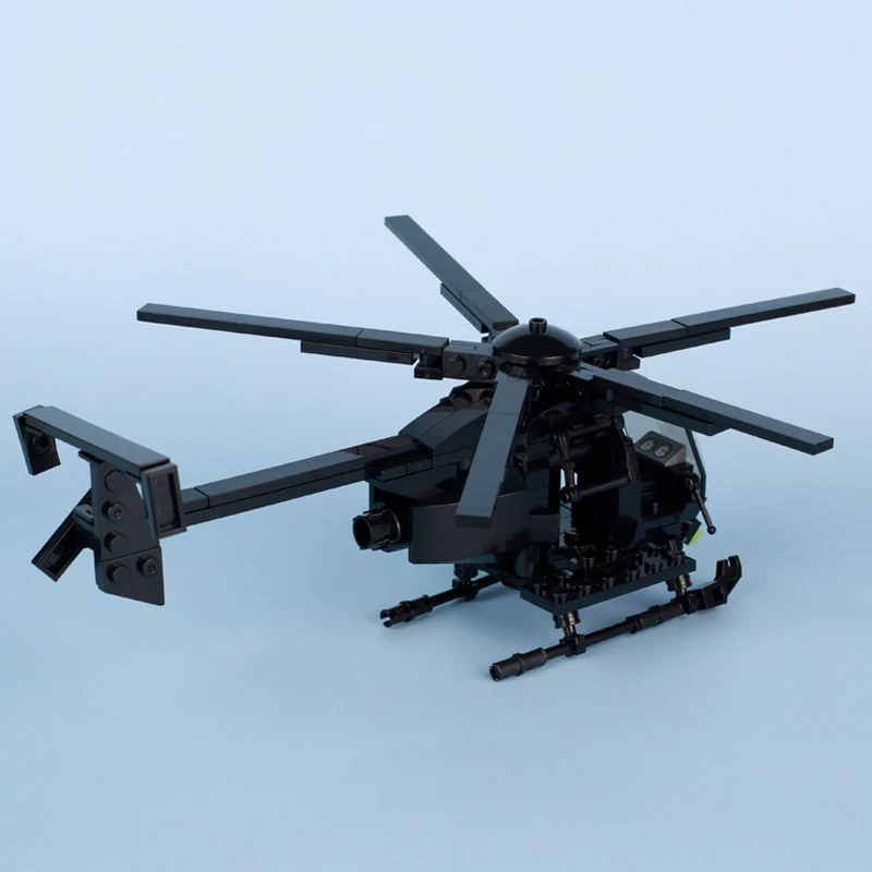 MOC US military MH-6 Little Bird helicopter - Image 2