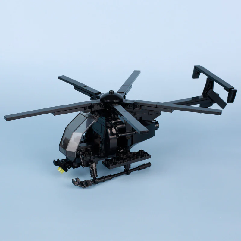 MOC US military MH-6 Little Bird helicopter - Image 3