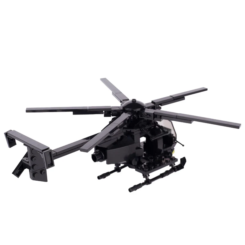 MOC US military MH-6 Little Bird helicopter - Image 5