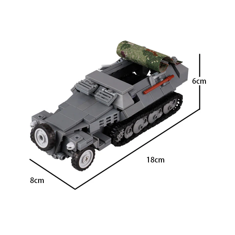 MOC WW2 German SDKFZ.251 armored vehicle - Image 6