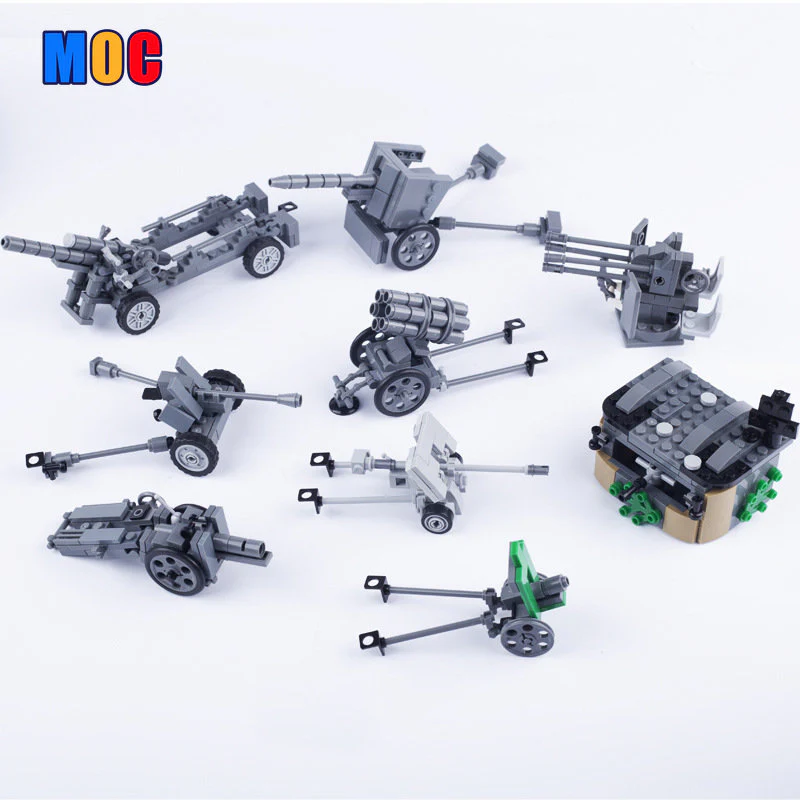 MOC WW2 Military Rocket Watchtower Sentry Bunker - Image 2