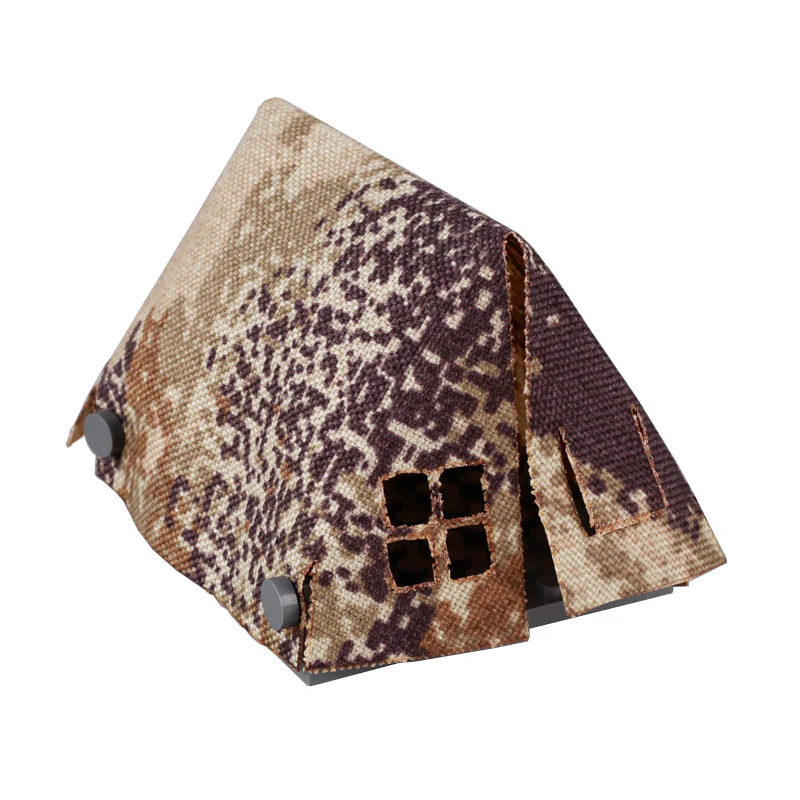 MOC WW2 soldier camouflage tent Minifigure Weapon Accessories - Image 7