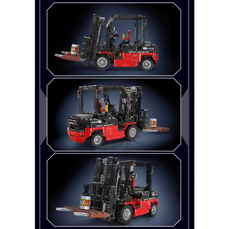 1768pcs Mouldking 13106S Custom Forklift Mk II - Image 4