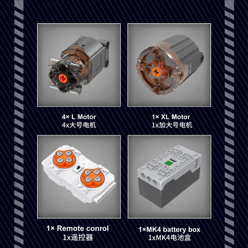 1768pcs Mouldking 13106S Custom Forklift Mk II - Image 5