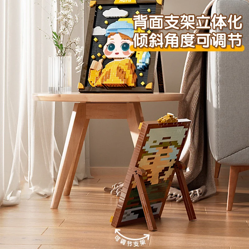 MOYU BLOCK Building blocks world famous paintings series 97136-97135  (Micro Bricks)  - Image 3