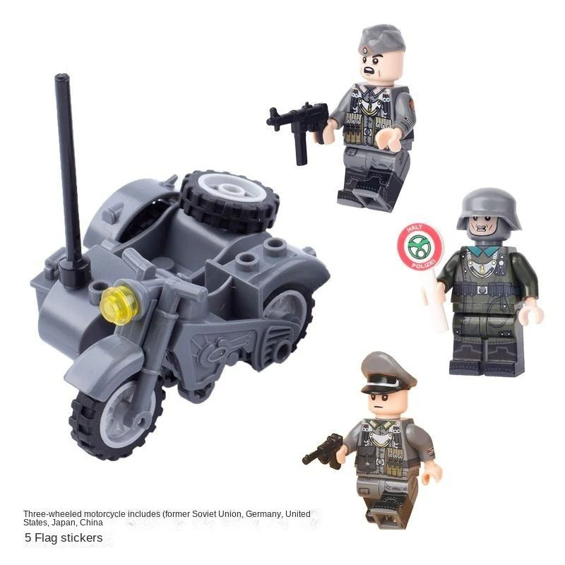 MT001-007 World war ii military Minifigures - Image 11
