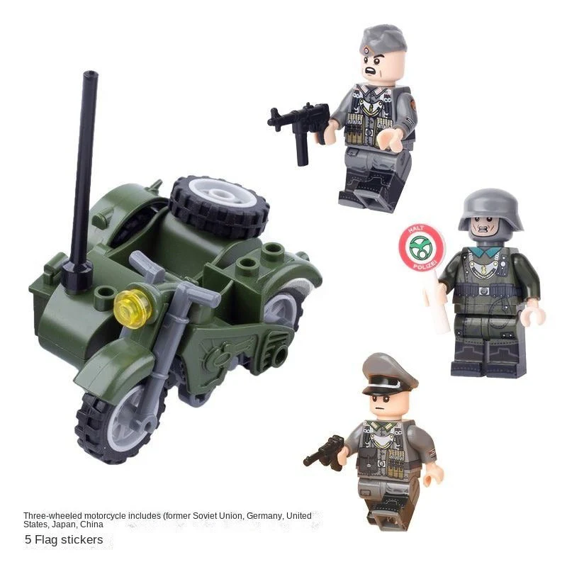 MT001-007 World war ii military Minifigures - Image 12