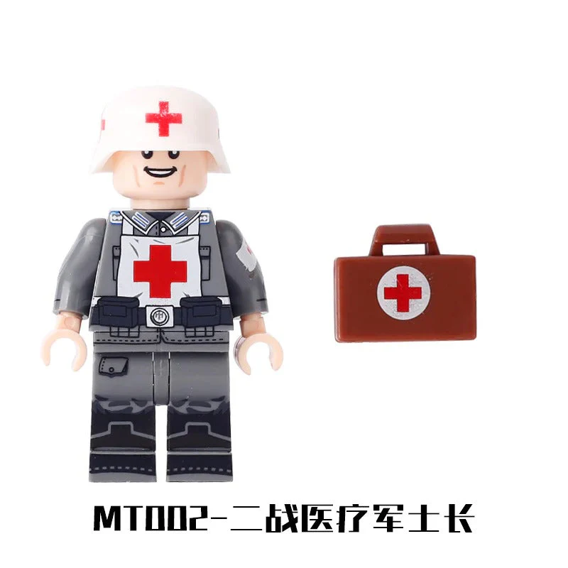 MT001-007 World war ii military Minifigures - Image 3