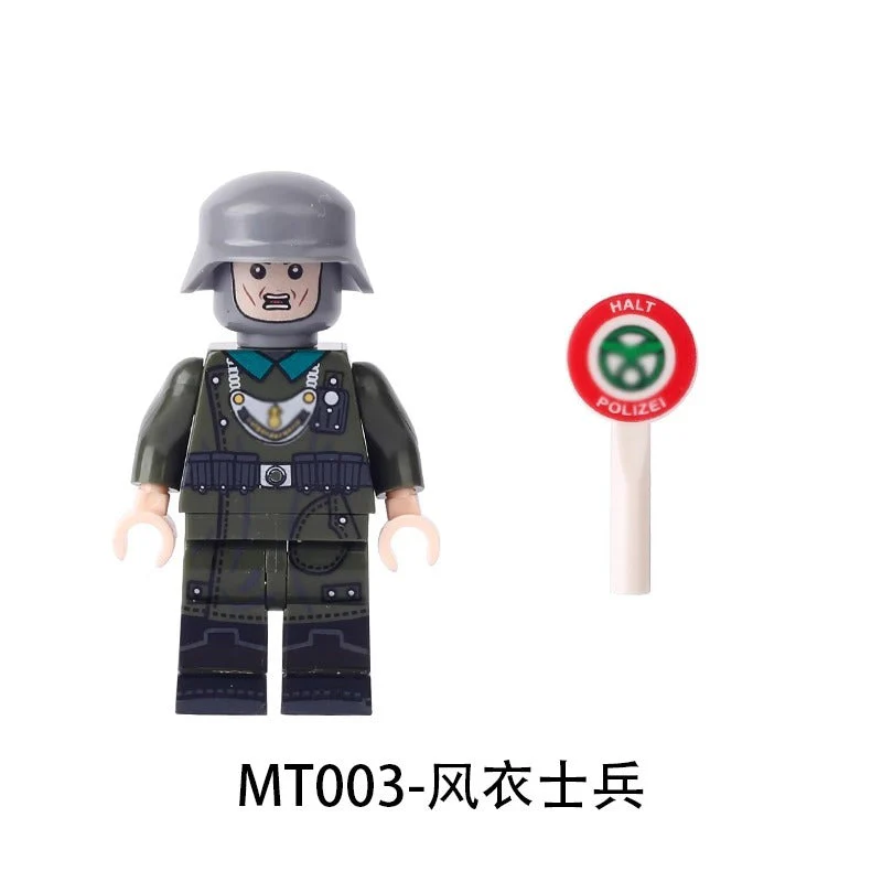 MT001-007 World war ii military Minifigures - Image 4